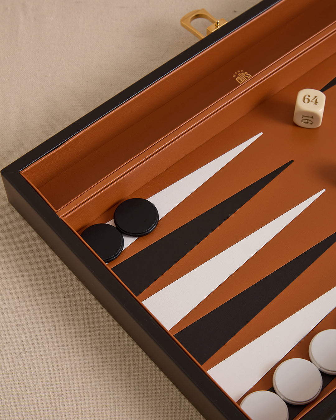 Rear Window Backgammon in Black and White