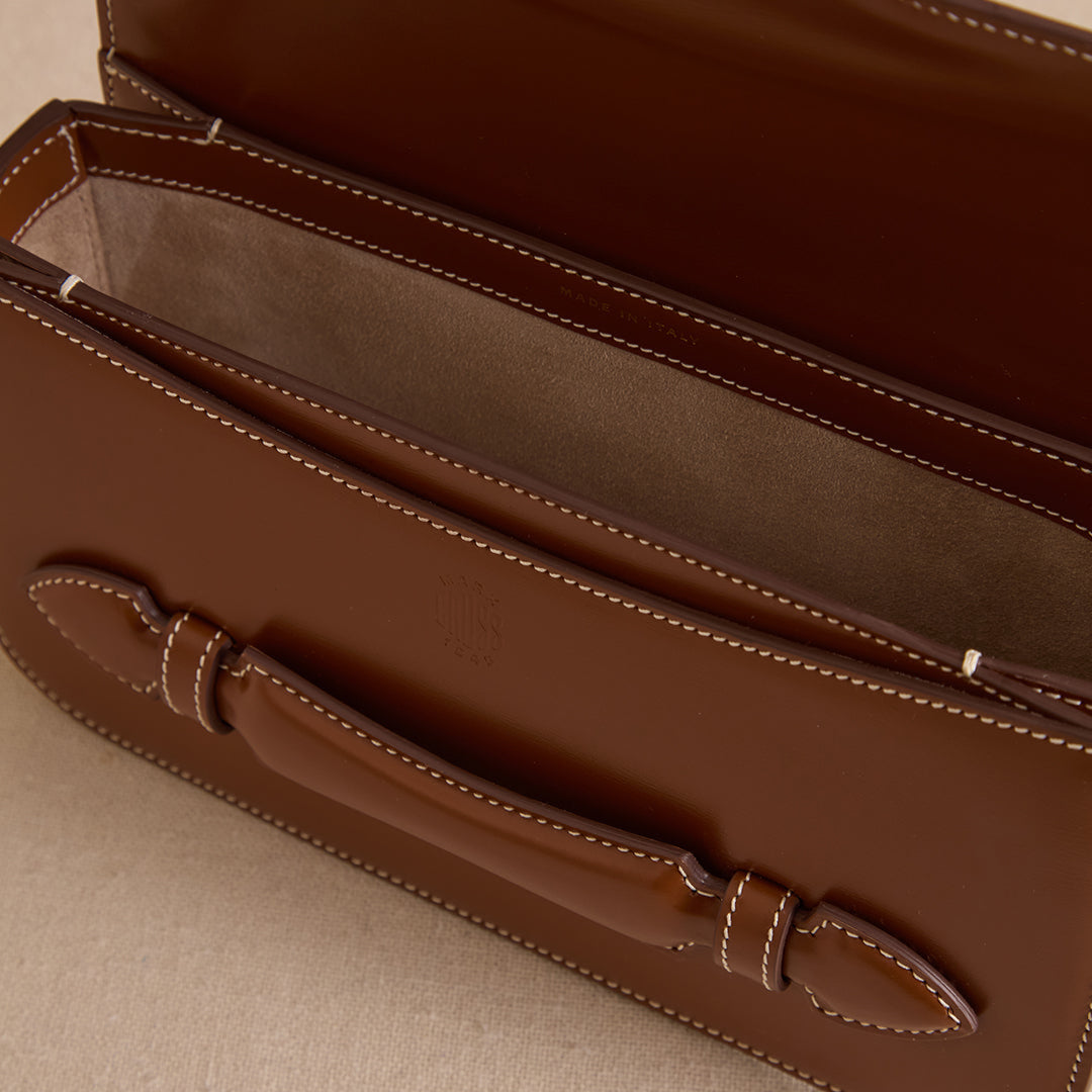 Romy Clutch in Acorn