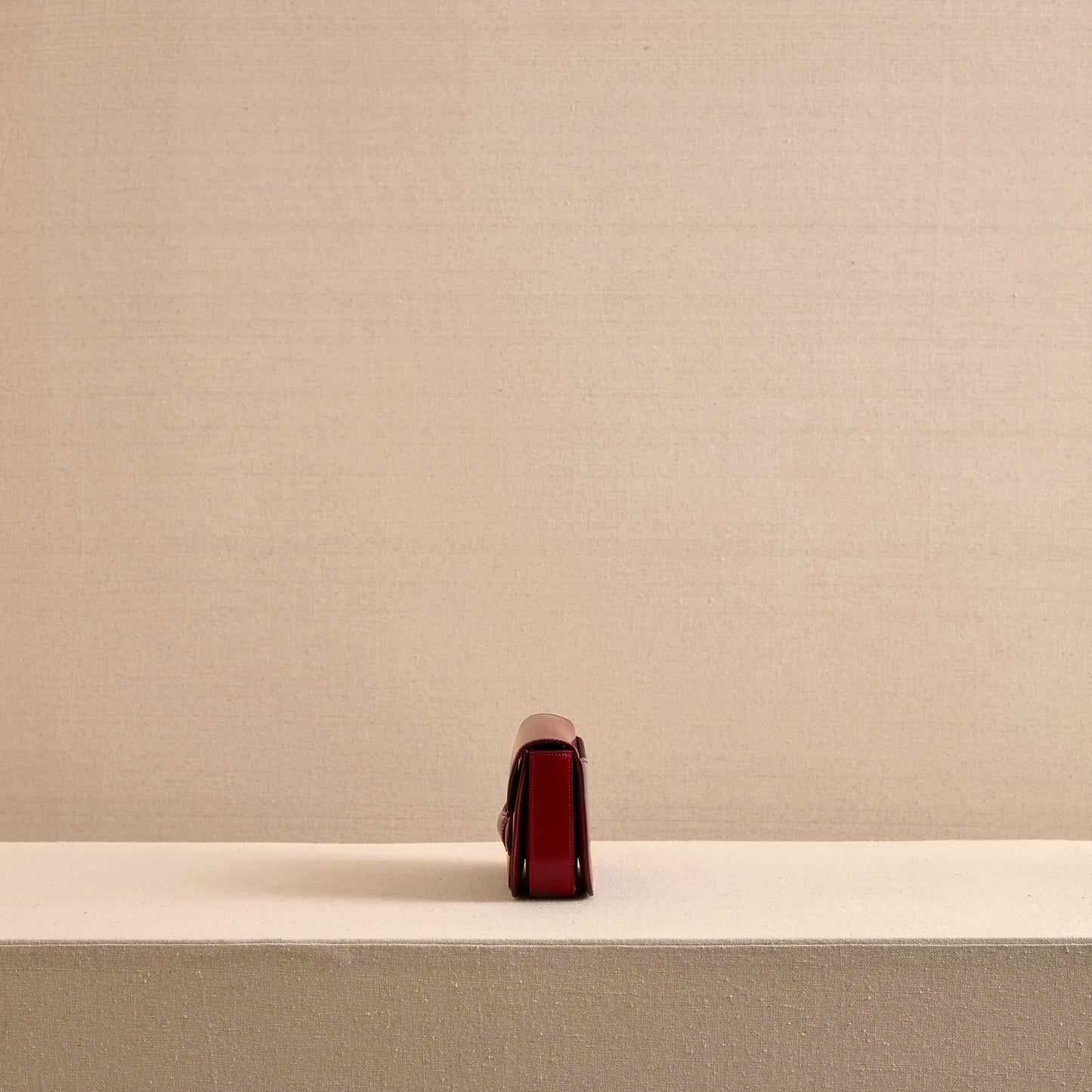 Romy Clutch in Oxblood