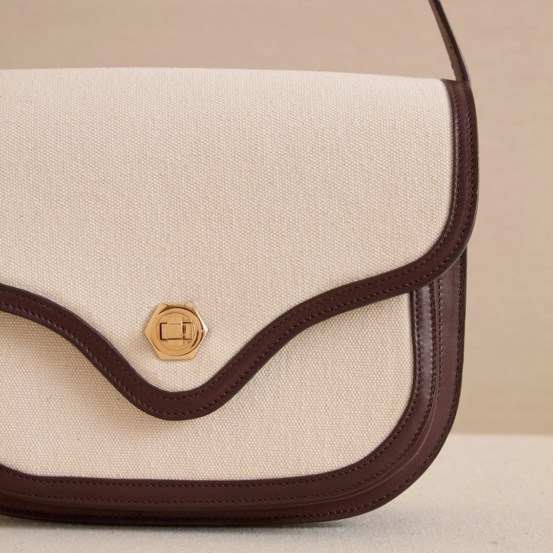 Cotton and calfskin