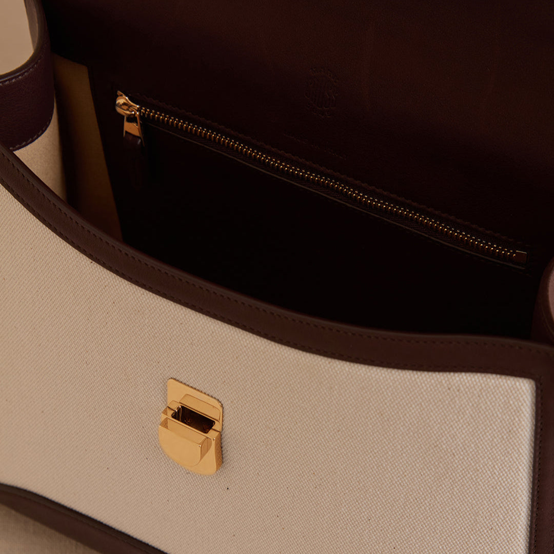 Madeline 30 in Canvas Chocolate