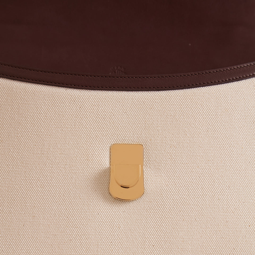 Madeline 30 in Canvas Chocolate