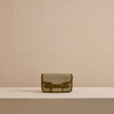 Romy Clutch in Canvas Olive