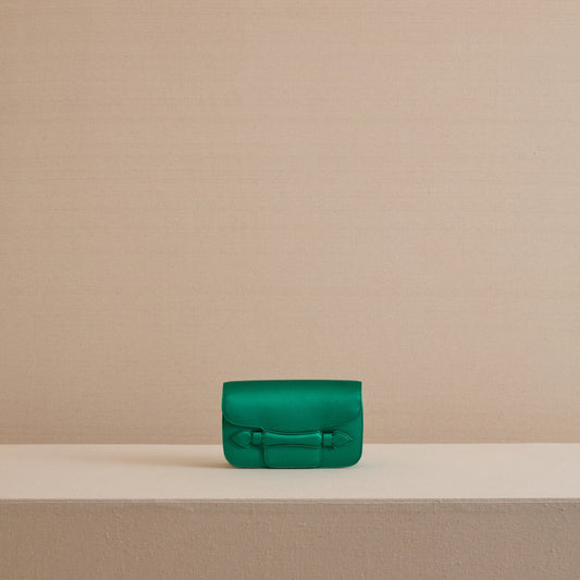Romy Clutch in Emerald