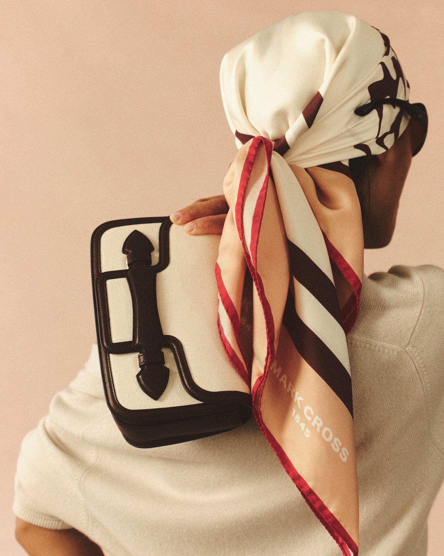 Romy Clutch in Canvas Chocolate