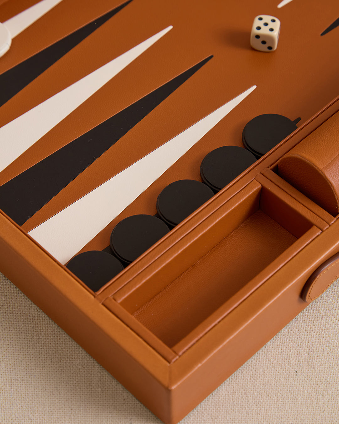 Rear Window Backgammon in Luggage