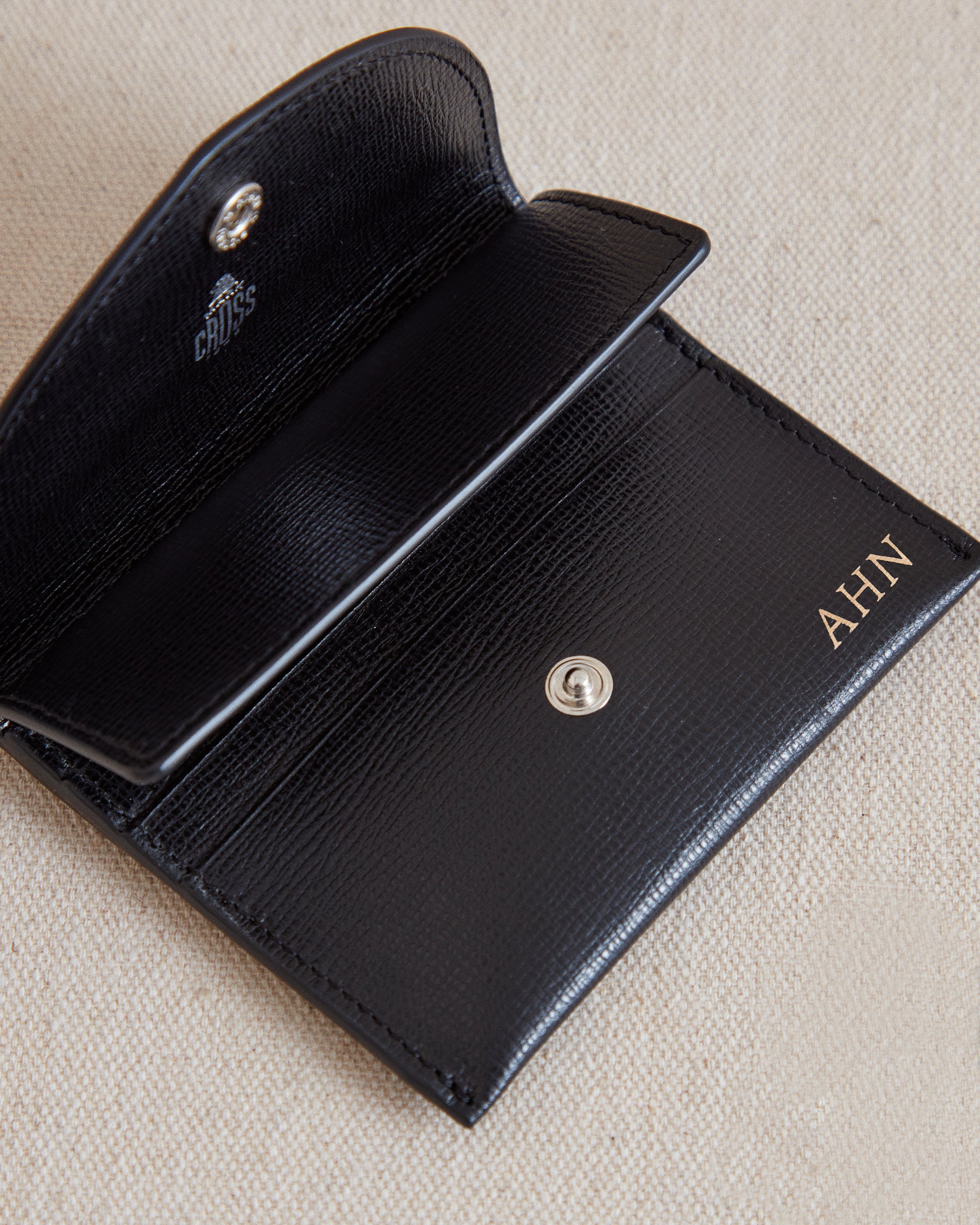 Prada leather card online case
