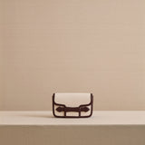 Romy Clutch in Canvas Chocolate