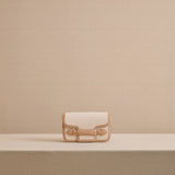 Romy Clutch in Canvas Natural