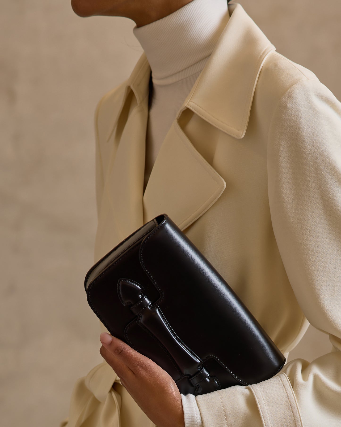 Romy Clutch in Black