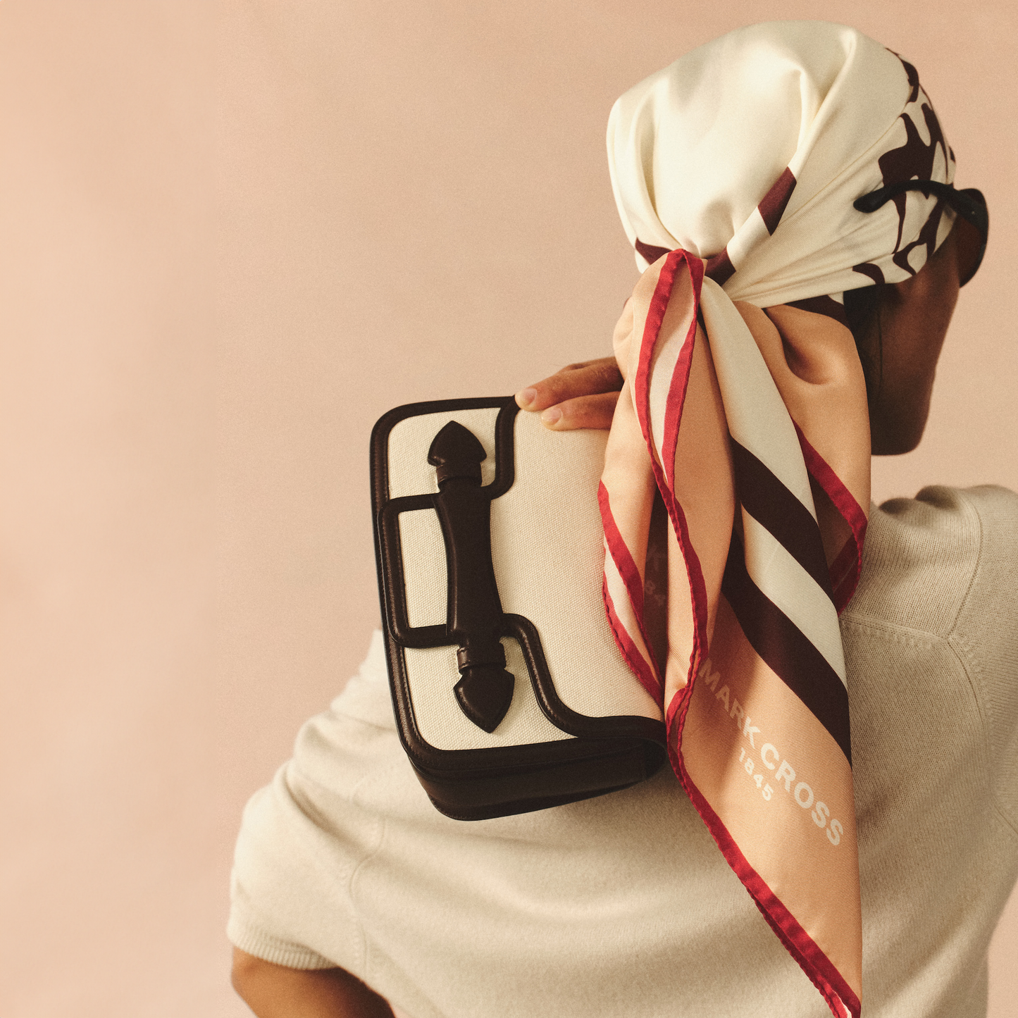 Romy Clutch in Canvas Chocolate